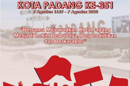Selamat Memperingati Hari Jadi Kota Padang yang Ke-351 th