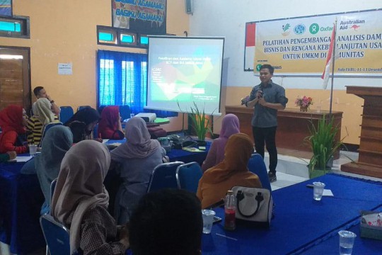 Membangun Ketangguhan UMKM Terhadap Ancaman Bencana Dan Perubahan Iklim Di Kabupaten/Kota Bima