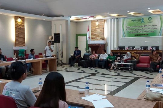 Workshop Penguatan Kapasitas dan Kick Off Meeting Program Pemulihan dan Membangun Ketangguhan PASIGALA.