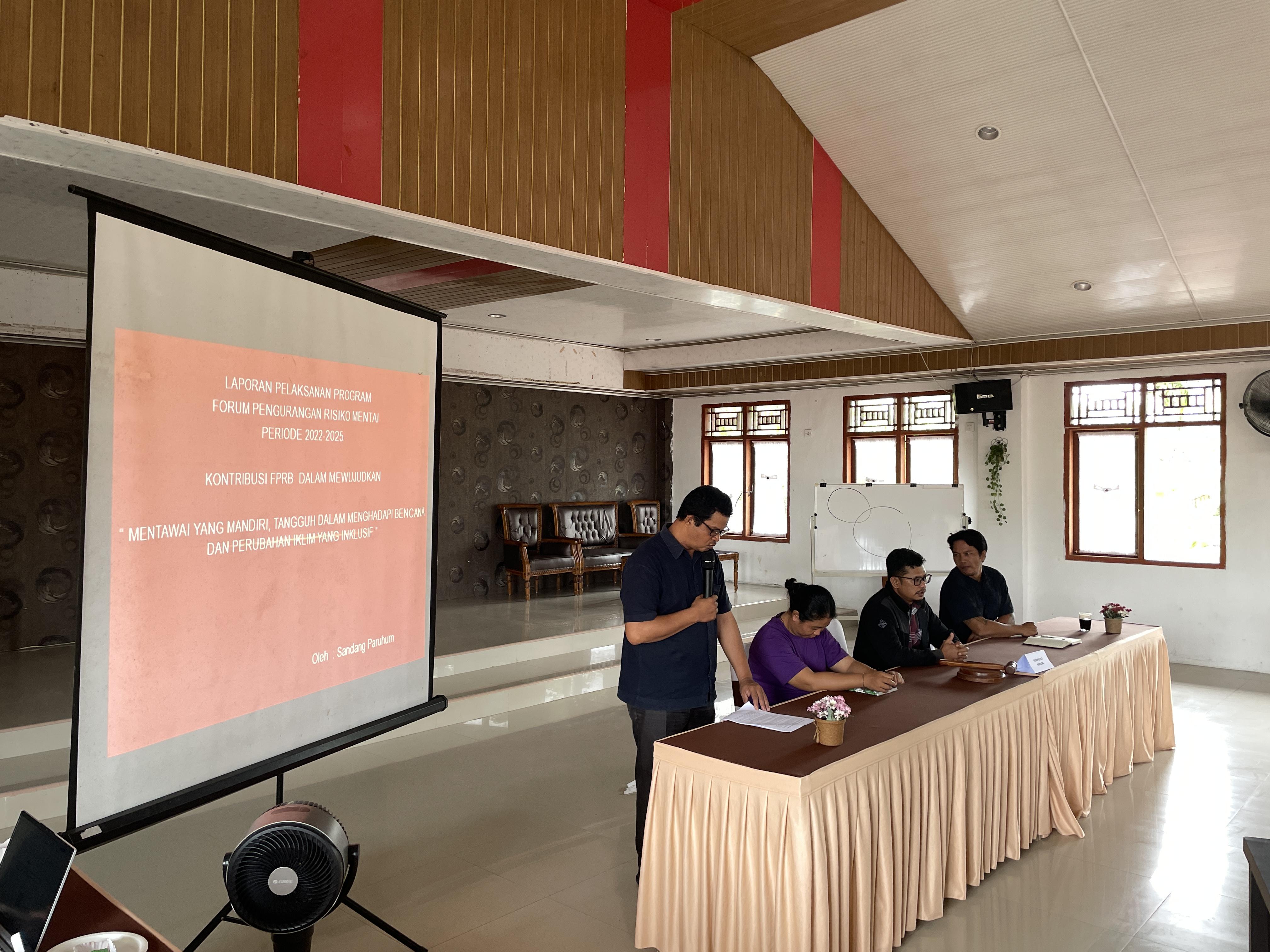 FPRB Mentawai Gelar Musyawarah Besar (MUBES) untuk Perkuat Strategi Pengurangan Risiko Bencana