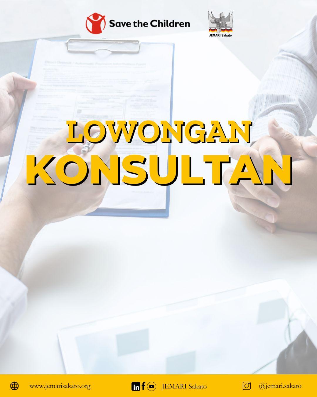DIBUTUHKAN KONSULTAN