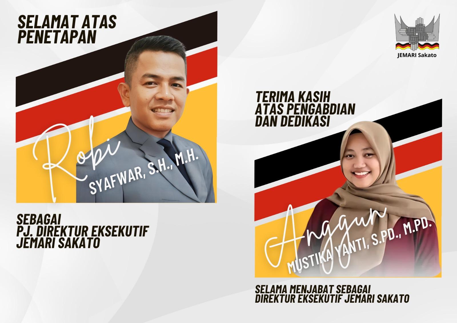 Penetapan Pejabat (PJ) Direktur JEMARI Sakato